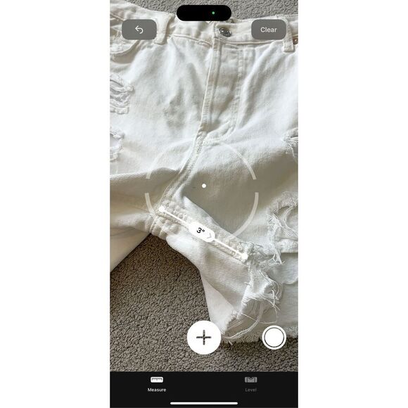 NWT Free People NWT Maggie Mid-Rise denim distressed short, size 28, $70 F26 - Picture 6 of 7